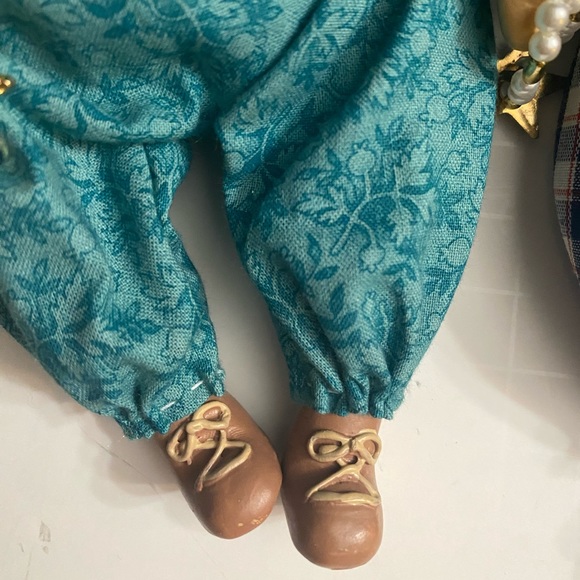 Set of 3 Angels Decor Handcrafted ceramic Holiday Decor Craft vintage - Picture 10 of 13